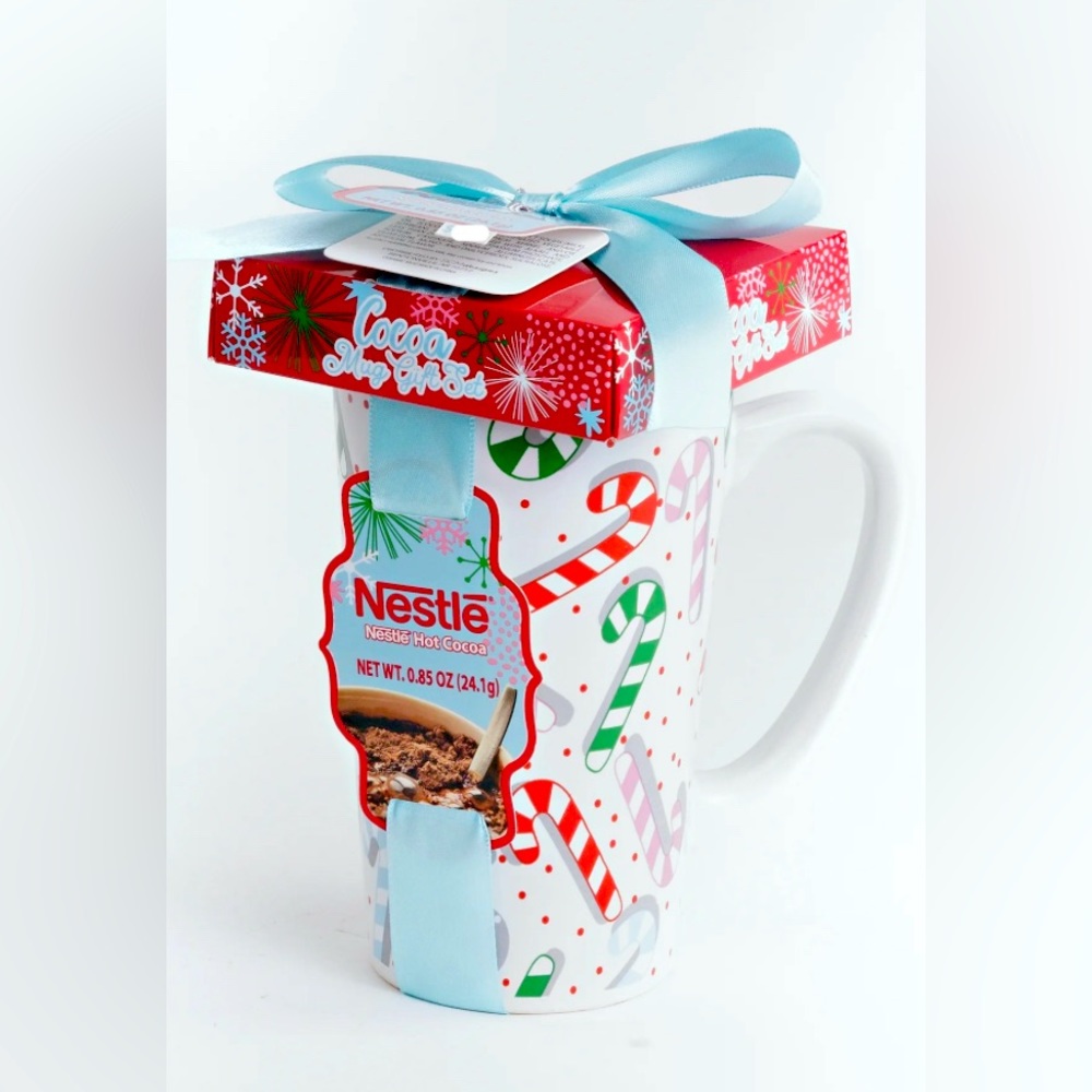 16 oz Holiday Stoneware Latte Mug Gift